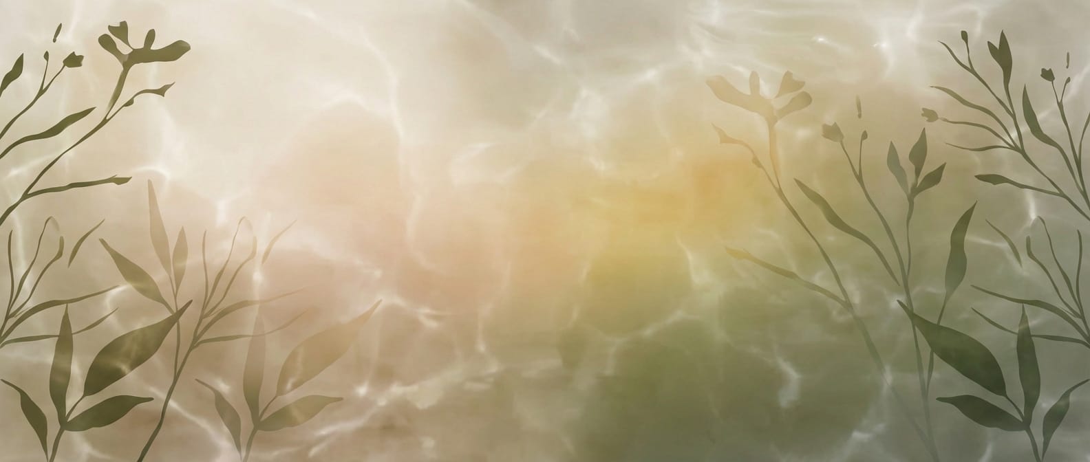 Abstract golden water texture background with soft flowing light patterns.